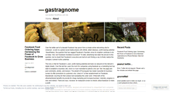 Desktop Screenshot of gastragnome.wordpress.com