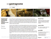 Tablet Screenshot of gastragnome.wordpress.com