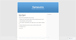 Desktop Screenshot of kamasutrasauce.wordpress.com