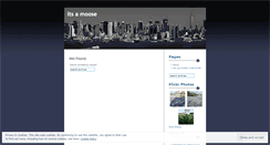 Desktop Screenshot of itsamoose.wordpress.com