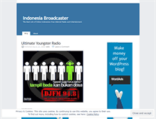 Tablet Screenshot of indobroadcaster.wordpress.com