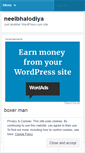 Mobile Screenshot of neelbhalodiya.wordpress.com