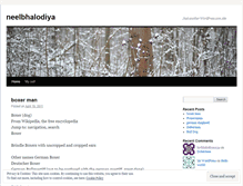 Tablet Screenshot of neelbhalodiya.wordpress.com