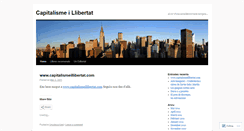 Desktop Screenshot of capitalismeillibertat.wordpress.com