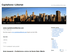 Tablet Screenshot of capitalismeillibertat.wordpress.com