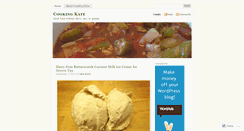 Desktop Screenshot of cookingkate.wordpress.com