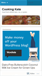 Mobile Screenshot of cookingkate.wordpress.com