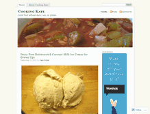 Tablet Screenshot of cookingkate.wordpress.com