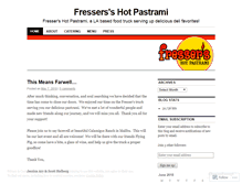 Tablet Screenshot of fressers.wordpress.com