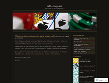 Tablet Screenshot of cafecompoker.wordpress.com