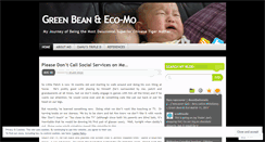 Desktop Screenshot of ecogreenbean.wordpress.com