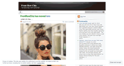 Desktop Screenshot of frontrowchic.wordpress.com