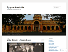 Tablet Screenshot of bygoneaustralia.wordpress.com