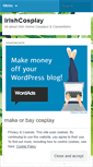 Mobile Screenshot of irishcosplay.wordpress.com