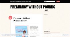 Desktop Screenshot of blogpregnancywithout.wordpress.com