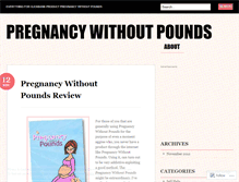 Tablet Screenshot of blogpregnancywithout.wordpress.com