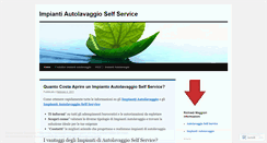 Desktop Screenshot of impiantiautolavaggio.wordpress.com