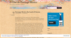 Desktop Screenshot of elcinededurangomexico.wordpress.com