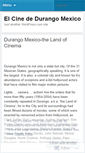 Mobile Screenshot of elcinededurangomexico.wordpress.com