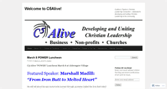 Desktop Screenshot of c5alive.wordpress.com