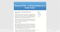 Desktop Screenshot of nicocurescam.wordpress.com