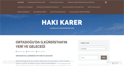 Desktop Screenshot of karerhaki.wordpress.com