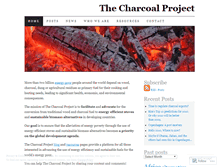 Tablet Screenshot of charcoalproject.wordpress.com