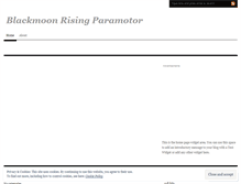 Tablet Screenshot of blackmoonparamotor.wordpress.com