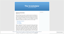 Desktop Screenshot of investolator.wordpress.com