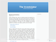 Tablet Screenshot of investolator.wordpress.com