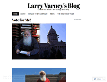 Tablet Screenshot of larryvarney.wordpress.com