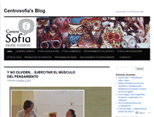 Tablet Screenshot of centrosofia.wordpress.com