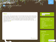 Tablet Screenshot of 36cinco.wordpress.com