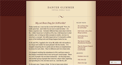 Desktop Screenshot of dancerglimmer.wordpress.com
