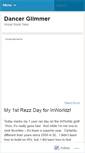Mobile Screenshot of dancerglimmer.wordpress.com