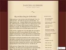 Tablet Screenshot of dancerglimmer.wordpress.com