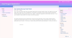 Desktop Screenshot of clubpenguinbubblegum.wordpress.com