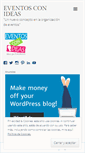 Mobile Screenshot of eventosconideas.wordpress.com