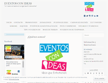 Tablet Screenshot of eventosconideas.wordpress.com