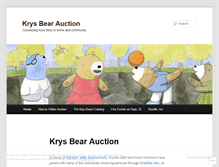 Tablet Screenshot of krysbearauction.wordpress.com