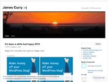 Tablet Screenshot of jamiecurry.wordpress.com