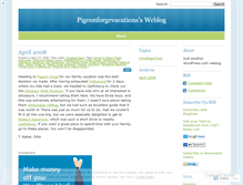 Tablet Screenshot of pigeonforgevacations.wordpress.com