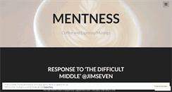 Desktop Screenshot of mentness.wordpress.com
