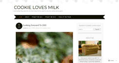 Desktop Screenshot of cookielovesmilk.wordpress.com