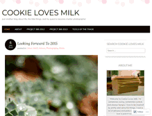 Tablet Screenshot of cookielovesmilk.wordpress.com