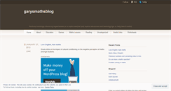 Desktop Screenshot of garysmathsblog.wordpress.com