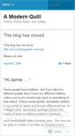 Mobile Screenshot of modernquill.wordpress.com