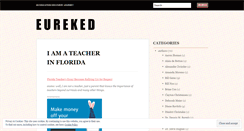 Desktop Screenshot of eureked.wordpress.com