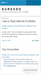 Mobile Screenshot of eureked.wordpress.com