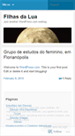 Mobile Screenshot of filhasdalua.wordpress.com